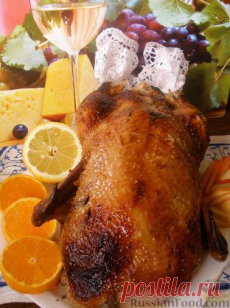 Рецепт: Утка запеченная на RussianFood.com