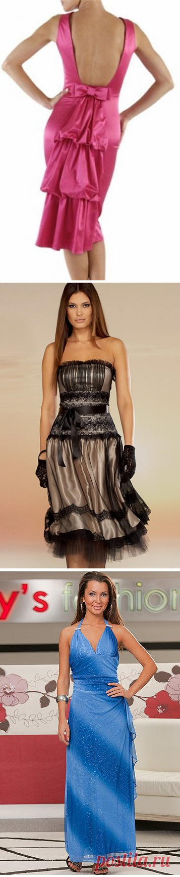 Выкройки разнообразных вечерних платьев к Новому ГОду!