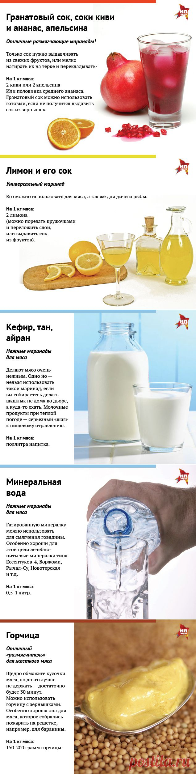 7 самых полезных маринадов для шашлыка.