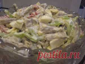 Салат «сплетница» » Кулинарные рецепты для всех! Вкусные рецепты с фото 2014. Новые видеорецепты. Рецепты салатов, бутербродов и закусок