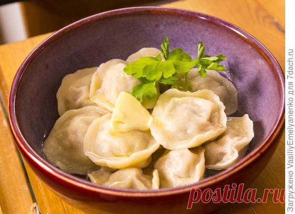 Пельмени из нежного теста