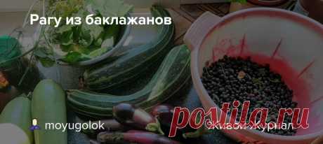Рагу из баклажанов Ждали урожай? Нате вам урожай. Все одновременно; и гигантского размера цукини, и кругленькие белые грибовские кабачки, и летающие тарелки патиссонов, и миска огурцов для малосола, и 50 головок чеснока для квашения, и 1,5 кг черной смородины для заморозки. Читать дальше здесь Про кабачки. Грибовские…