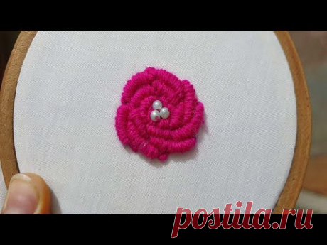 hand embroidery new design easy trick 2020 by sana hand stitch