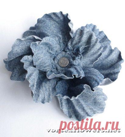 Как сделать мак из ткани? Новая технология! | Vortex Flowers