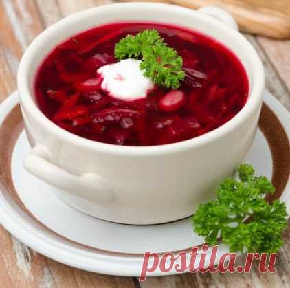 Вкусный борщ без мяса полюбят даже заядлые мясоеды!