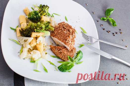 Куриные кармашки с горчичным соусом и овощами на пару :: Блюда из птицы :: Рецепты проекта «Gurmanni» :: Gurmanni