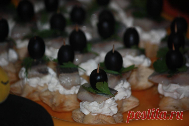 Закуски рыбные