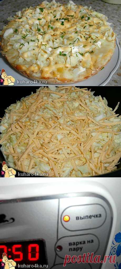 Хозяюшка. Кушать подано! - Ленивый пирог с капустой в мультиварке