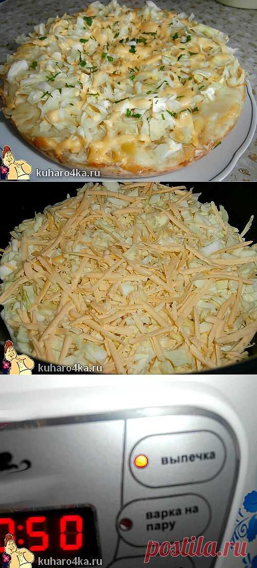 Хозяюшка. Кушать подано! - Ленивый пирог с капустой в мультиварке