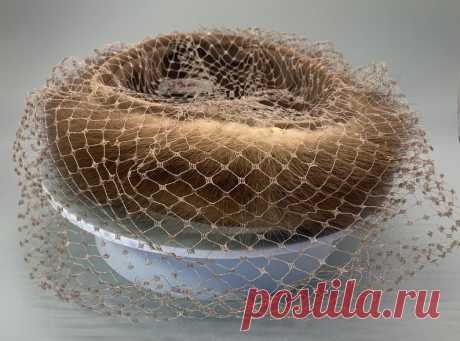 Vintage 1940's Mink Fur, Velvet and Net Fascinator or Band Hat - Etsy