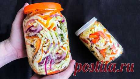 Самый вкусный салат на зиму. Быстрая маринованная капуста. | Вкусная Жизнь | Яндекс Дзен