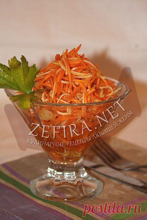 Морковка с сельдереем по-корейски - домашние рецепты с фото