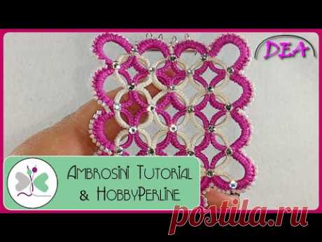 Trailer Pink Loop 3°Tutorial "Collaborazione HobbyPerline", gioco di circonferenze, con split ring.