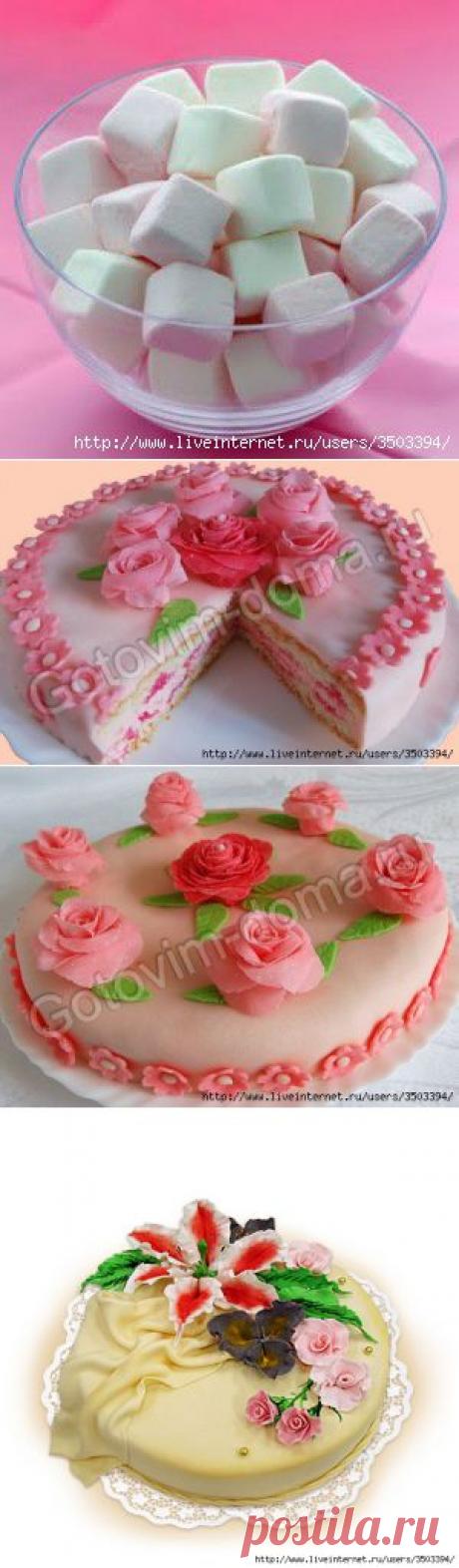 Мастика из маршмеллоу.