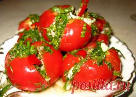 Помидоры по корейски самый вкусный рецепт / Простые рецепты