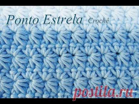 Passo a passo ponto estrela de Crochê | Professora Simone - YouTube