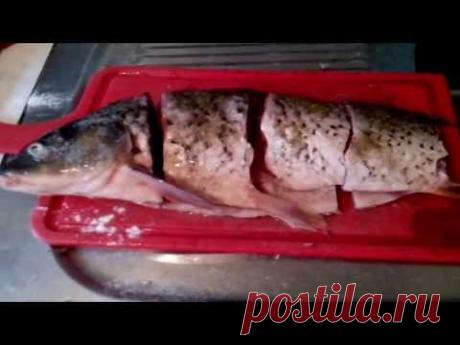 Как жарить рыбу вкусно! Сазан.