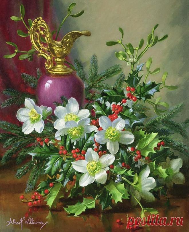 Оригинал схемы вышивки «Натюрморт с кувшином» - Вышивка крестом