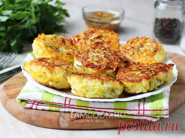 Капустно-морковные котлеты — рецепт с фото Сочные, вкусные котлеты из капусты и моркови с манкой и яйцами. Получается экономно и сытно. Подавать котлеты лучше в горячем виде с соусом.