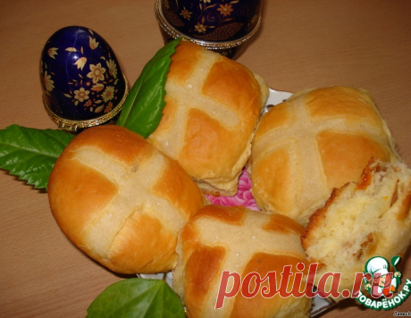Пасхальные булочки – кулинарный рецепт