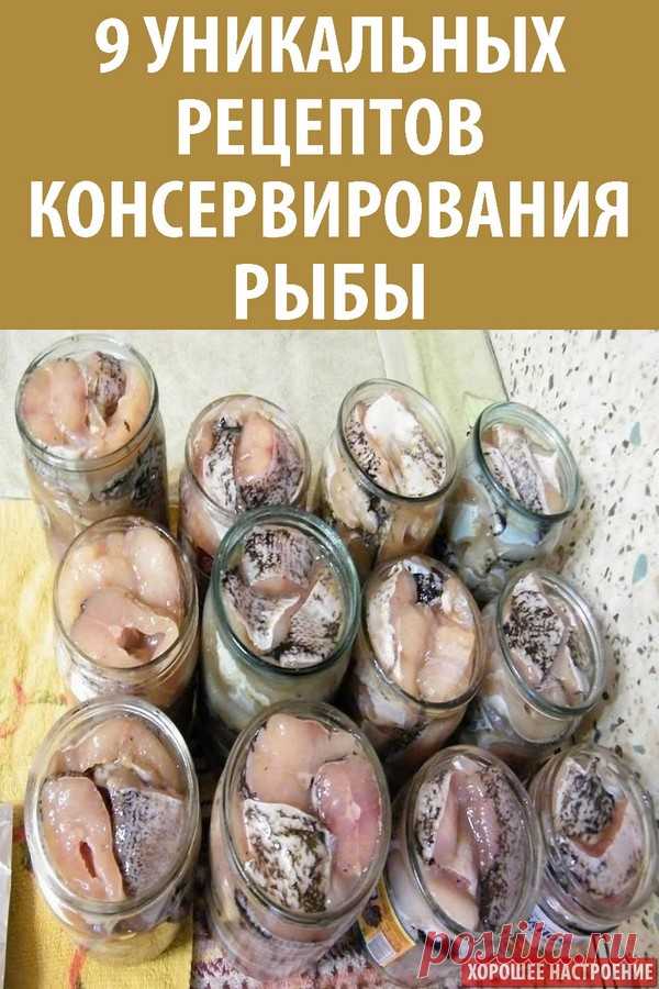 9 уникальных рецептов консервирования рыбы