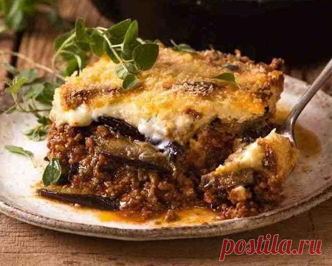 Классическая греческая мусака с говяжьим фаршем | О вкусной еде