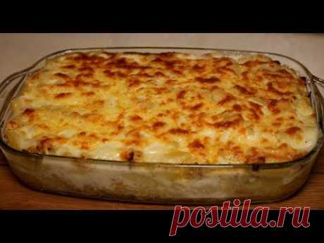 Мясная запеканка с макаронами и соусом Бешамель. Супер вкусно!
