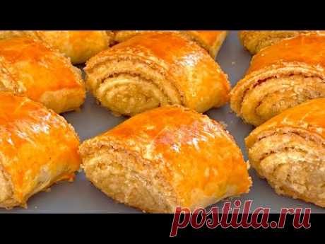 Азербайджанская Кята с орехами\Azerbaijani Gata with walnuts