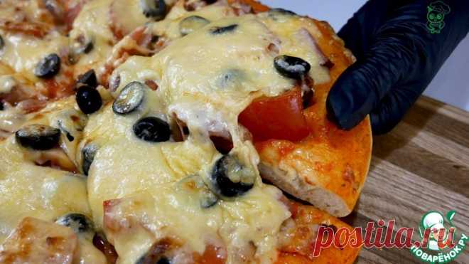 Пышная пицца Кулинарный рецепт