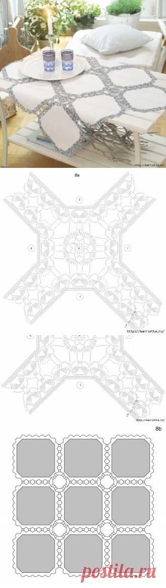 СКАТЕРТЬ И ОБВЯЗКА КРАЯ — Красотень