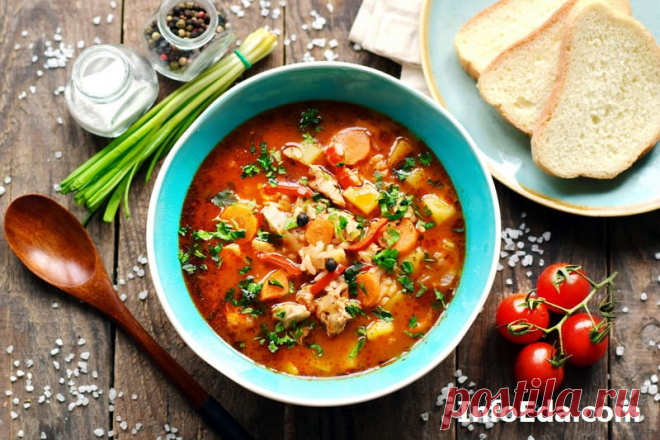 Суп-харчо с курицей и рисом: рецепт с фото | InfoEda.com Пошаговый рецепт с фото, как приготовить суп-харчо с курицей и рисом в домашних условиях. Готовим вкусным и наваристый суп-харчо из курицы, риса и картошки.