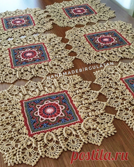 Салфетки крючком