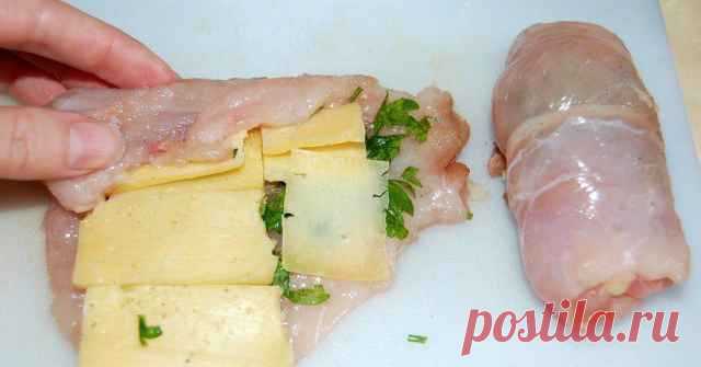 Рецепт куриных рулетиков на сковороде — сочные и нежные — Домашняя кулинария