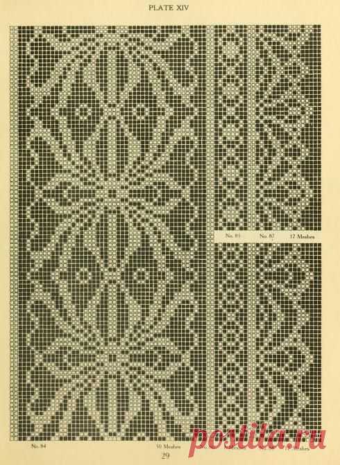 The new filet crochet book; original designs wh...