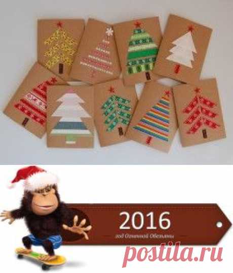 Поделки своими руками на Новый год 2016, новогодние мастер-классы