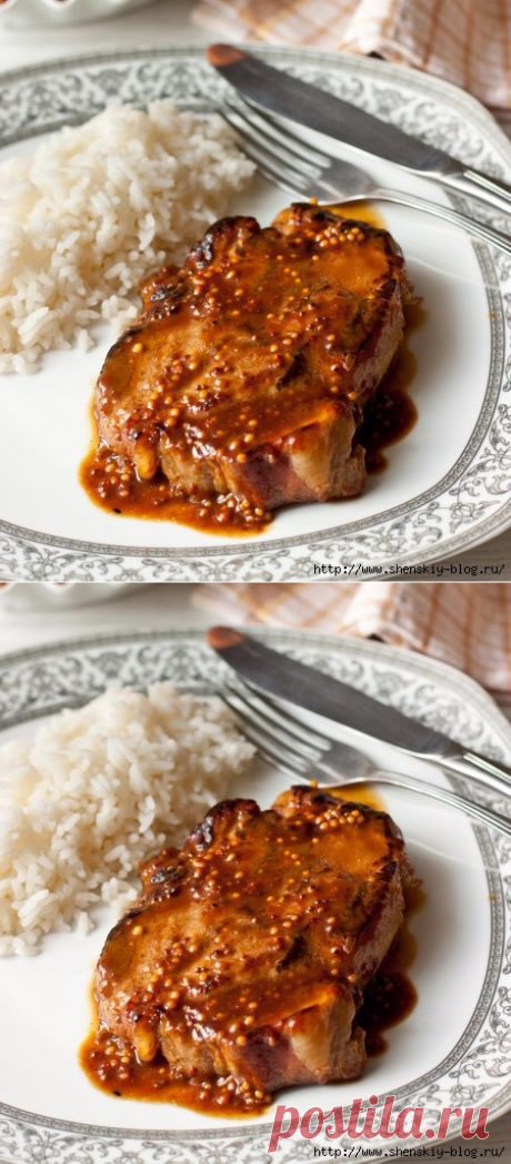 Соус на основе апельсинового сока с зернистой горчицей