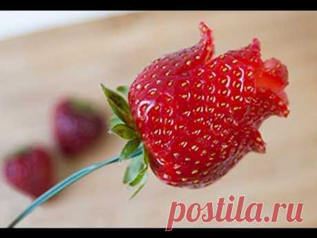 How To Make A Strawberry Rose