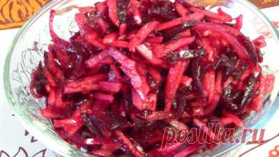 Овощной салат с мясной нарезкой - Салаты и закуски