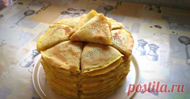 Вкуснейшие блины без яиц и молока: получаются мягусенькими и тонюсенькими!
