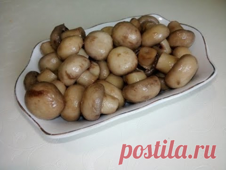 Правильный рецепт маринованных шампиньонов