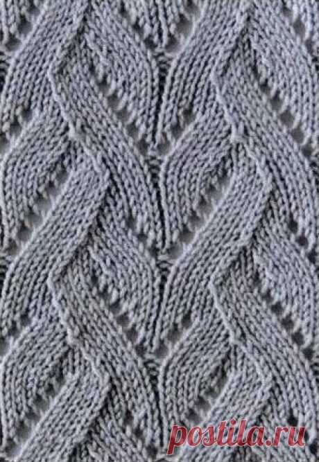 Узор спицами
