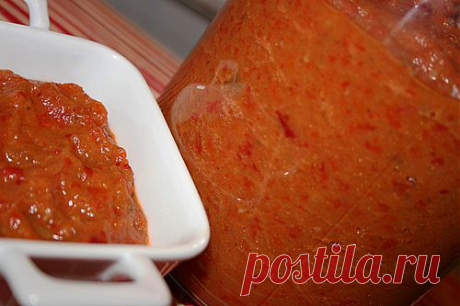 Айвар - паста из перцев и баклажанов. Сербская кухня..