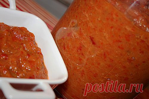 Айвар - паста из перцев и баклажанов. Сербская кухня..