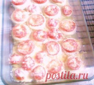 Кабачки, запеченные с помидорами и сыром, закуска. Пошаговый рецепт с фото