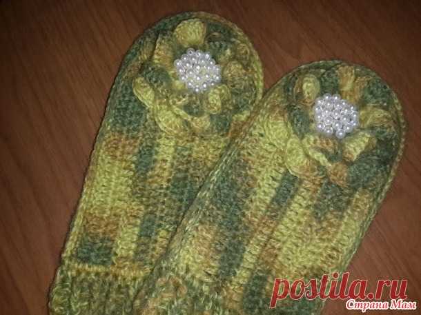 Варежки и носочки крючком - Вязание - Страна Мам