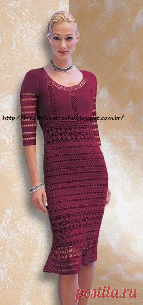 Brasil Tricô &amp; Crochê   -    Handmade: Vestido Roma