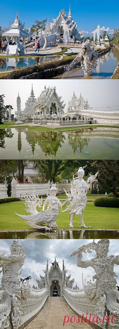 Wat Rong Khun (Ват Ронг Кхун) белый храм