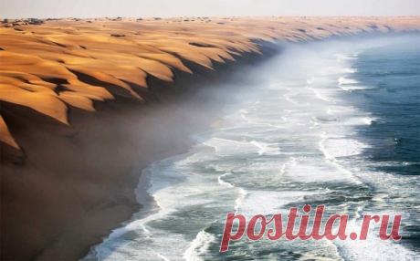 Где пустыня Намиб встречается с морем