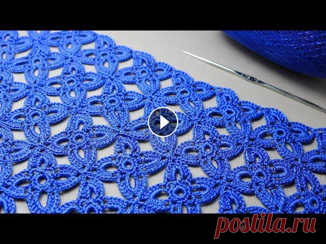 Легкий УЗОР безотрывным способом ВЯЗАНИЕ КРЮЧКОМ :) SUPER EASY Beautiful Flower Pattern Crochet @Уроки ВЯЗАНИЯ Литке Татьяны @CROCHET step by step Please financial support! PayPal: litke108@gmail.com Privatbank card: 5363 5420 1481 8653 Вязанные ...