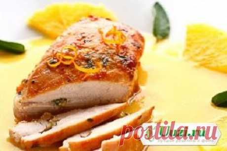 Свинина запеченная в фольге с апельсиновым соком
